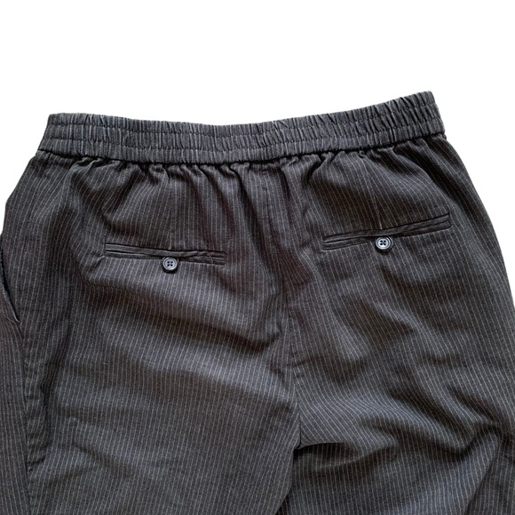 Dynamite XS pinstriped elastic waist & ankle pants with drawstring & pockets - Picture 6 of 7